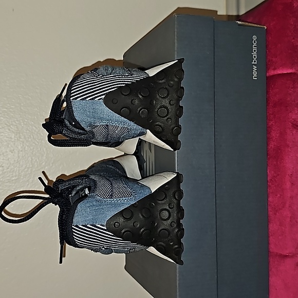 ●●NEW BALANCE 327 "DENIM" SNEAKERS SIZE 9W 7M●● - Picture 5 of 8